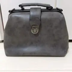2WAY ショルダーバッグ ダレスバッグ風 グレーのサムネイル