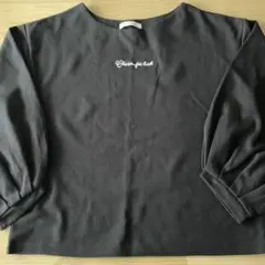 レディース　トレーナー　Lサイズ　黒　スウェット