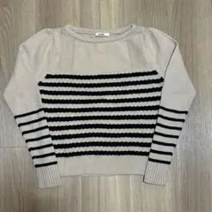 snidel ボーダー　ニットセーター 長袖 スナイデル