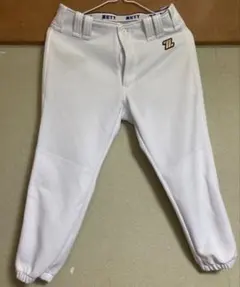 中古ゼット ホワイト ユニフォーム(練習着)サイズ160のサムネイル