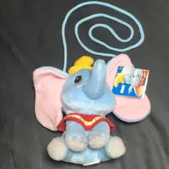 ディズニー ダンボ ショルダーバッグ がま口小銭入れ ぬいぐるみ 約20cm