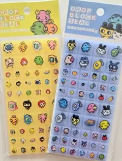 たまごっち　タイルシール　ドロップブロックシール　2枚セット