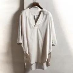 Edwina Hörl 日本製 コットン ロングシャツ チュニック サイドボタンのサムネイル