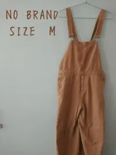 オーバーオール　サロペット　黄土色　デニムサロペット