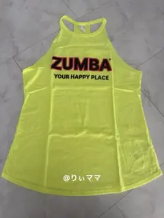 ★ZUMBA®︎★ タンクトップ ネオンイエロー Sのサムネイル
