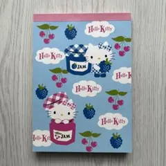 当時物 ハローキティ メモ帳 シール付き ジャム サンリオ 平成レトロ 希少