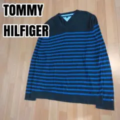 TOMMY HILFIGER　トミーヒルフィガー　ボーダーロンT　XLサイズ