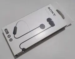 ソニー ワイヤレスイヤホン WI-C100 BZ 防滴 ブラック DSEE搭載