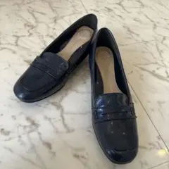 ネイビー ローファー　レディース