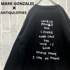 マークゴンザレス アンティクローズ コラボ トレーナー スウェット M 裏起毛