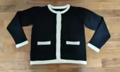 ピエロ　配色ニットジャケット☆ニット ジャケット カーディガンのサムネイル
