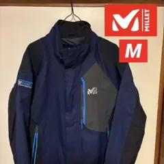 【美品】MILLET ミレー マウンテンジャケット メンズL ネイビー