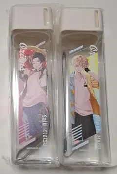 にじさんじHEROES海の家くじ 佐伯イッテツ＆緋八マナ スクエアボトル