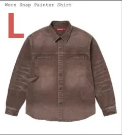 リ*ウ様 Supreme Worn Snap Painter Shirt 26S - メルカリ