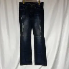 FUGA フーガ コーティング フレア デニム パンツ 42 ブーツカットのサムネイル