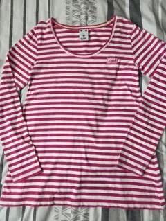 xgirl ストライプ 長袖Tシャツワンピース サイズ1