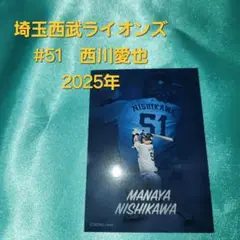 【即購入可】埼玉西武ライオンズ　西川愛也　カード