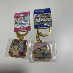 【ご当地ちいかわ】うさぎキーホルダー　温泉地　東日本　鉄道