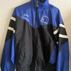 青黒 ジャケット スポーツ ナイロン サッカー
