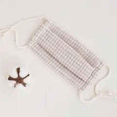 【新品未使用】純オーガニックコットンの「手作りマスク」キット　10枚セット