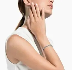 ほぼ新品 スワロフスキー Swarovski Tennis ブレスレット
