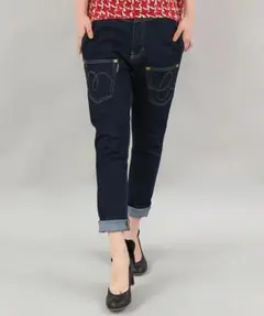 極美品✨】人気】mercibeaucoup, うしろまえデニム 濃紺 1