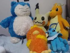 ポケモン　ポケットモンスター　Pokemon　ぬいぐるみ　まとめ売り　5点セット