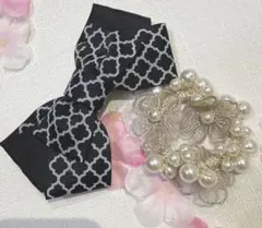 リボンヘアクリップ・ヘアゴム