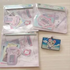 プリキュア　一番くじ　H賞 ジッパーバッグ ステッカー 名場面ラバーチャーム