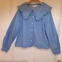 Honeys デニムシャツ フリル