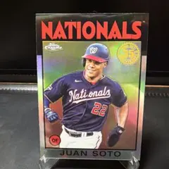 Juan Soto Topps Chrome 35th Nationals