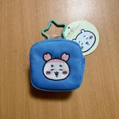 古本屋　カラビナつき刺繍スクエアミニポーチ　カニちゃん