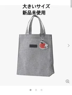 新品未使用】ファミリア ギンガムチェックトートバッグ 大 - メルカリ