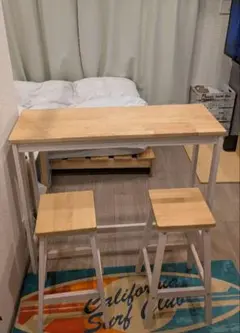 【引取り限定】Felicica カウンターテーブル＆スツールセット