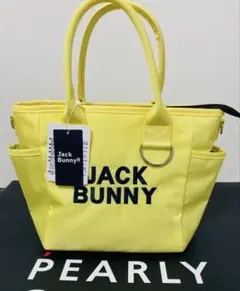 新品 パーリーゲイツ ジャックバニー 【定番】カートバッグ 黄 男女