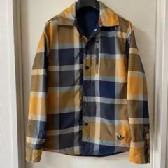 【希少】アディダスオリジナルス リバーシブル 中綿ダウンジャケット M チェック