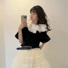 Bibiy. PEONY COLLAR TOP 正規品 - メルカリ