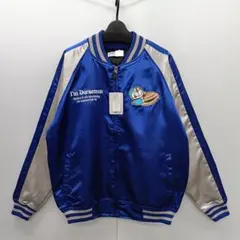 新品★春物★男女兼用★Sサイズ★ドラえもん★スカジャン 青 銀色 1843