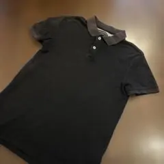 BANANA REPUBLIC メンズ 半袖ポロシャツ風Tシャツ （M）ブラックのサムネイル