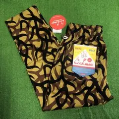 クックマン シェフパンツ イージーパンツ トライバルカモ 迷彩 総柄 M
