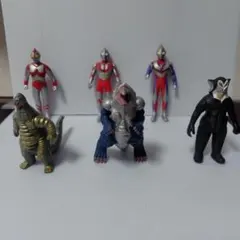 バンダイ　ウルトラマンシリーズ 2001年 6体セット