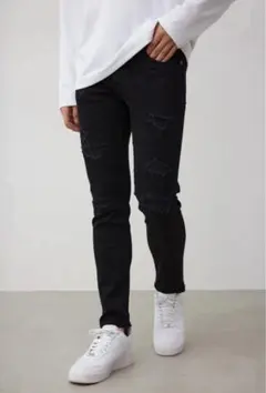 【人気品】AZUL DENIM リペアスキニー