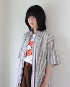 90s ST. JOHN'S BAY ストライプ 半袖シャツ ヴィンテージ 古着
