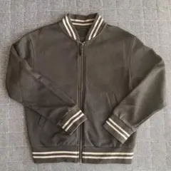 UNIQLO ユニクロ キッズ スウェット ブルゾン 140 ブラック