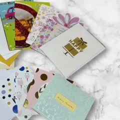 バースデーカード　封筒付き　10枚セット　誕生日カード　メッセージカード　新品