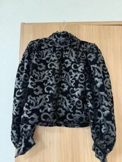 ZARA ベロアシャツ