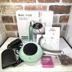 電動ネイルマシーン　新品未使用　箱入り　ネイルドリル　ネイルケア　セット一式