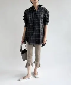 edit for lulu ネルチェックシャツのサムネイル