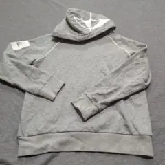 アーノルドパーマーグレー フード付き パーカー デザインロゴ