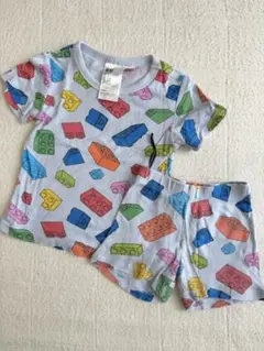 値下げ☆H&M レゴブロック柄 ベビーパジャマ 92cm